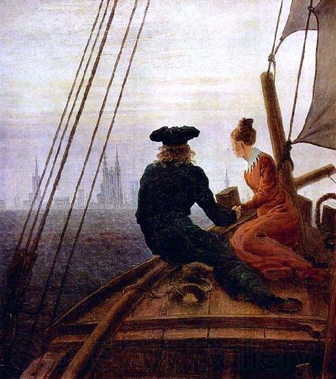 Caspar David Friedrich On the sailing-vessel